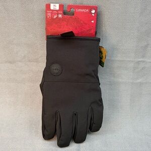 NWT Canada weathergear men’s extra large, black gloves, touchscreen compatible